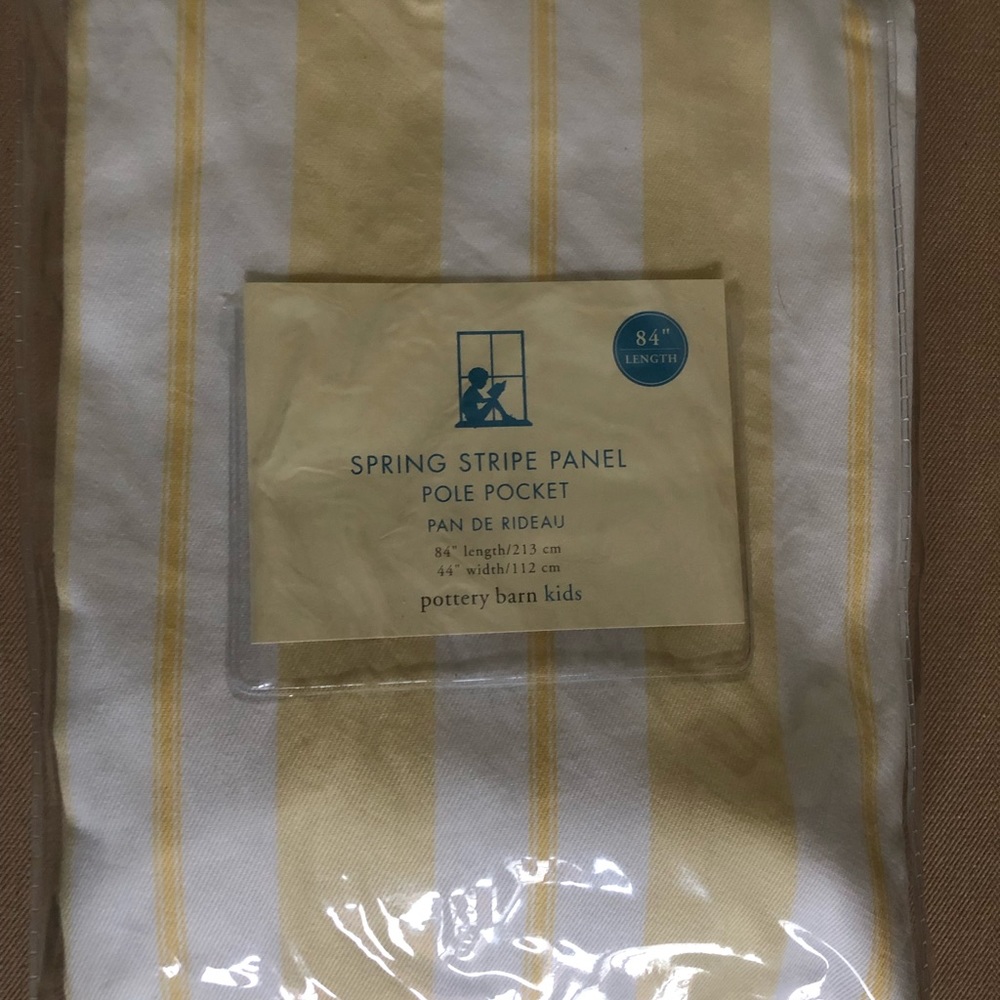 Pottery Barn Kids window panel. 84 in.